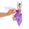 Barbie Dance and Flutter pop met 2-in-1 transformatie van danseres naar vlinder, paars haar