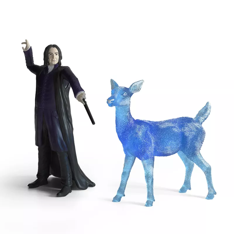 Figuurset Schleich Professor Snape & Patronus, model 1253938, meerkleurig