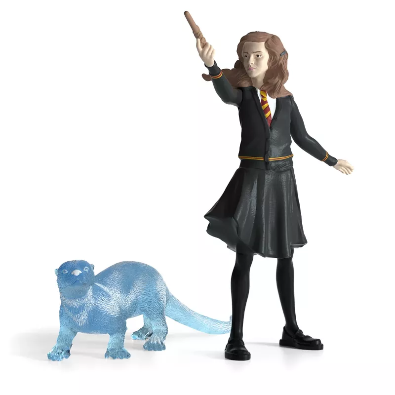 Schleich 42681 Wizarding World Harry Potter Hermione Granger en Patronus, speelfiguur