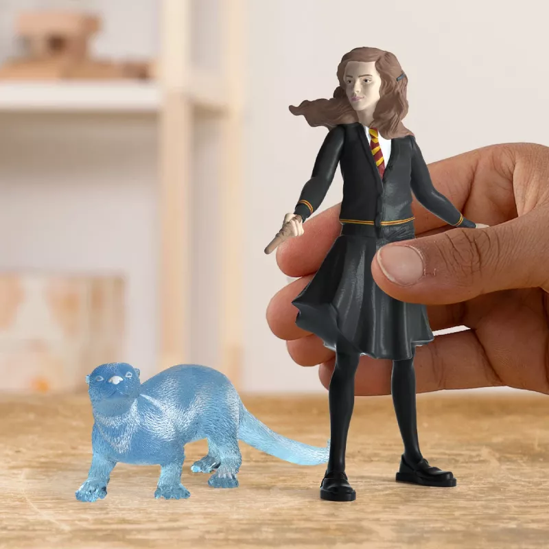 Schleich 42681 Wizarding World Harry Potter Hermione Granger en Patronus, speelfiguur