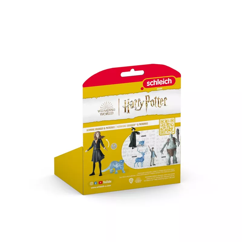 Schleich 42681 Wizarding World Harry Potter Hermione Granger en Patronus, speelfiguur