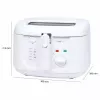 Friteuse Clatronic FR 3771 2,5 L 1800 W wit