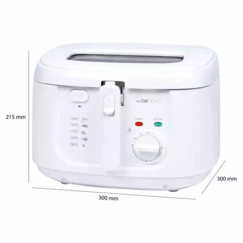 Friteuse Clatronic FR 3771 2,5 L 1800 W wit