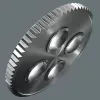Wera 9532 05136042001 kettingnagelaar werkplaatsset, 20-delig, incl. omschakelbare bitratel 1/4", zwart/groen