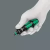 Wera 9532 05136042001 kettingnagelaar werkplaatsset, 20-delig, incl. omschakelbare bitratel 1/4", zwart/groen
