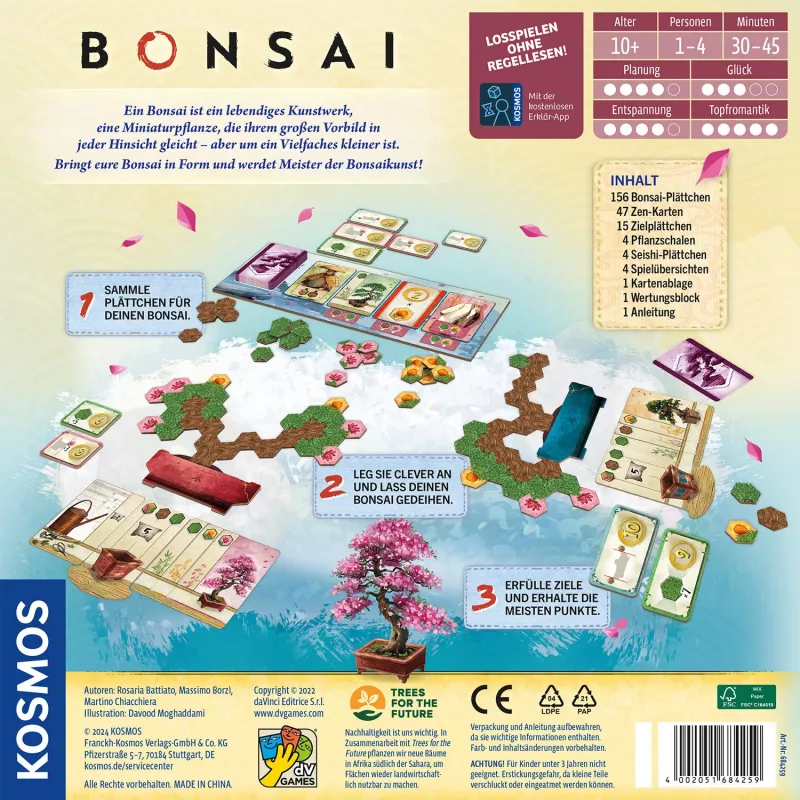 Kosmos Bonsai bordspel familie