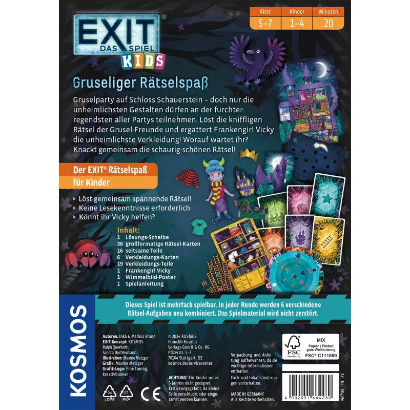 Kosmos 45496886 bord-/kaartspel 20 min bordspel puzzel