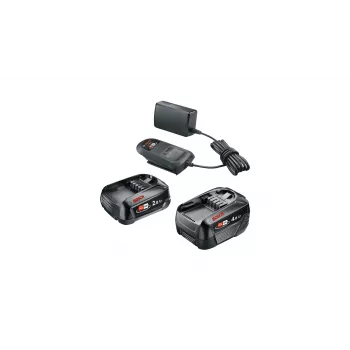 Bosch starterset 18V - 2 x accu (2,0 Ah + 4,0 Ah) accu- en opladerset