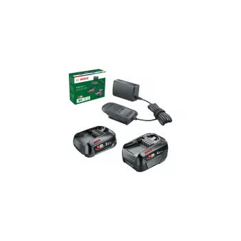 Bosch starterset 18V - 2 x accu (2,0 Ah + 4,0 Ah) accu- en opladerset