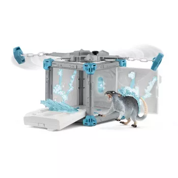 schleich BattleCave ijsrat, monster en draken, BattleCave, 7 jaar, veelkleurig, kunststof