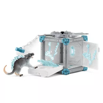schleich BattleCave ijsrat, monster en draken, BattleCave, 7 jaar, veelkleurig, kunststof