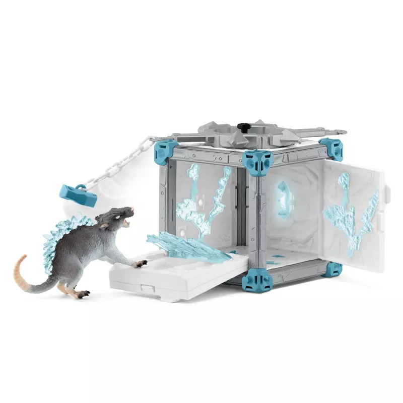 schleich BattleCave ijsrat, monster en draken, BattleCave, 7 jaar, veelkleurig, kunststof