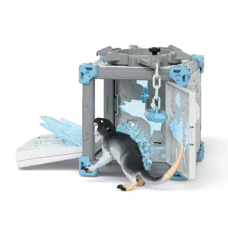 schleich BattleCave ijsrat, monster en draken, BattleCave, 7 jaar, veelkleurig, kunststof