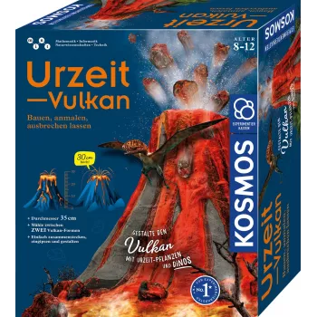 Kosmos Urzeit-Vulkan, vulkaan, ontwikkeling, 8 jaar Kosmos Urzeit-Vulkan. Producttype: vulkaan, thema: ontwikkeling, aanbevolen leeftijd (min.): 8 jaar