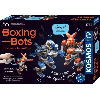 Kosmos Boxing Bots, robot, techniek, 10 jaar Kosmos Boxing Bots. Producttype: robot, thema: techniek, aanbevolen leeftijd (min.): 10 jaar