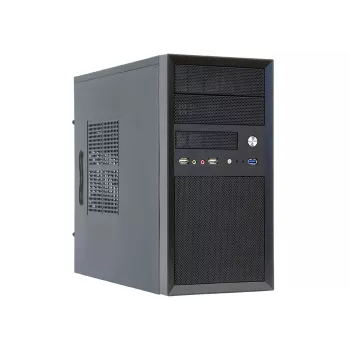 Chieftec CT-01B-350GPB computerbehuizing mini tower zwart 350 W