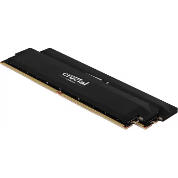 MICRON / CRUCIAL geheugen - Crucial Pro - DDR5-6000 32GB kit (16GBx2) UDIMM: OC Gaming zwart