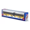 Gelede bus-model Siku turquoise/wit – schaal speelgoedvoertuig, diecast verzamelobject