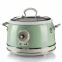 Ariete 2904 rijstkoker – Elektrische rijstkoker met keramische kom – Zelfgemaakte sushi – Multikoker – Vintage Line – 3,5 L – 650 W – groen