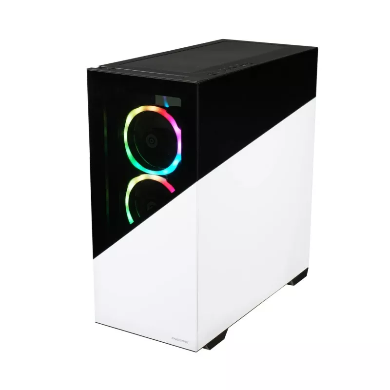 ENERMAX pc-behuizing - Enermaxk8 ARGB gehard glas mid-tower - wit
