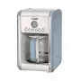 Ariete 1342 Amerikaans koffiezetapparaat, kan van gehard glas, tot 12 kopjes, 24-uurs programmeerbare timer, LCD-display, automatische uitschakeling, 2000 W, kunststof, blauw