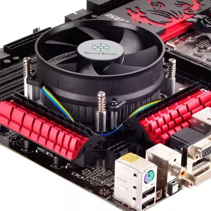 Cooler Silverstone NT09-115X processorkoeler 9,2 cm aluminium