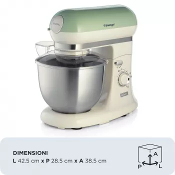 Keukenmachine Ariete 1588 2400 W 5,5 L groen wit