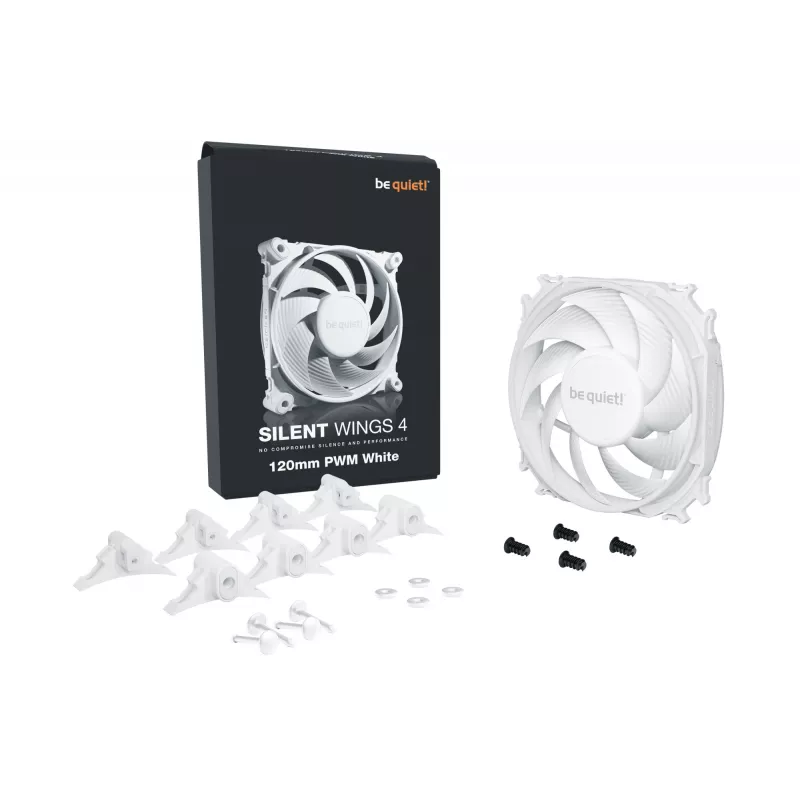 be quiet SILENT WINGS 4 | 120mm PWM White computerbehuizingventilator 12 cm 1 stuks