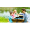 Campingkooktoestel Campingaz Base Camp 2 kookzones blauw