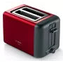 Bosch TAT3P424DE toaster 2 sneetjes 970 W zwart, rood