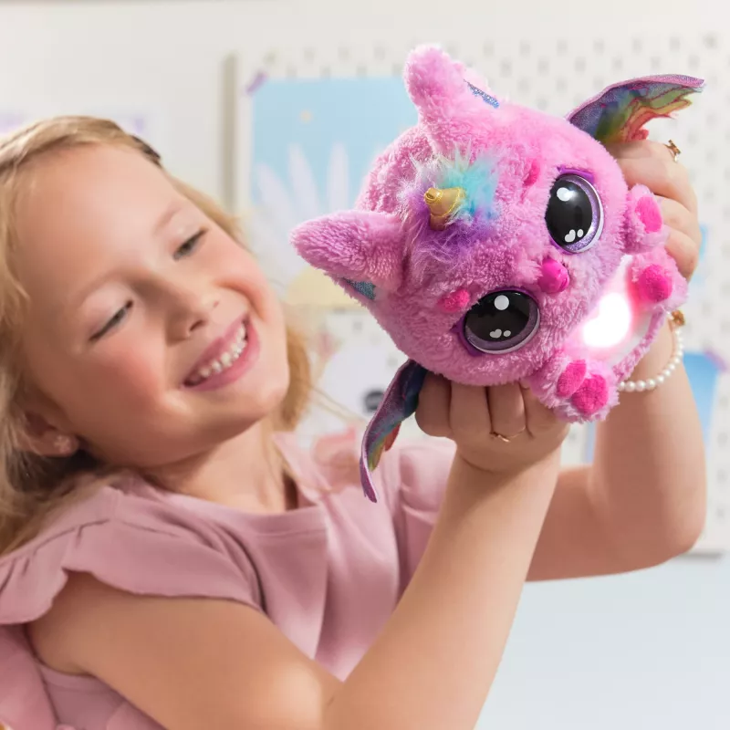 Hatchimals Alive Mystery Hatch Pufficorn Spinmaster AA-batterij roze wit