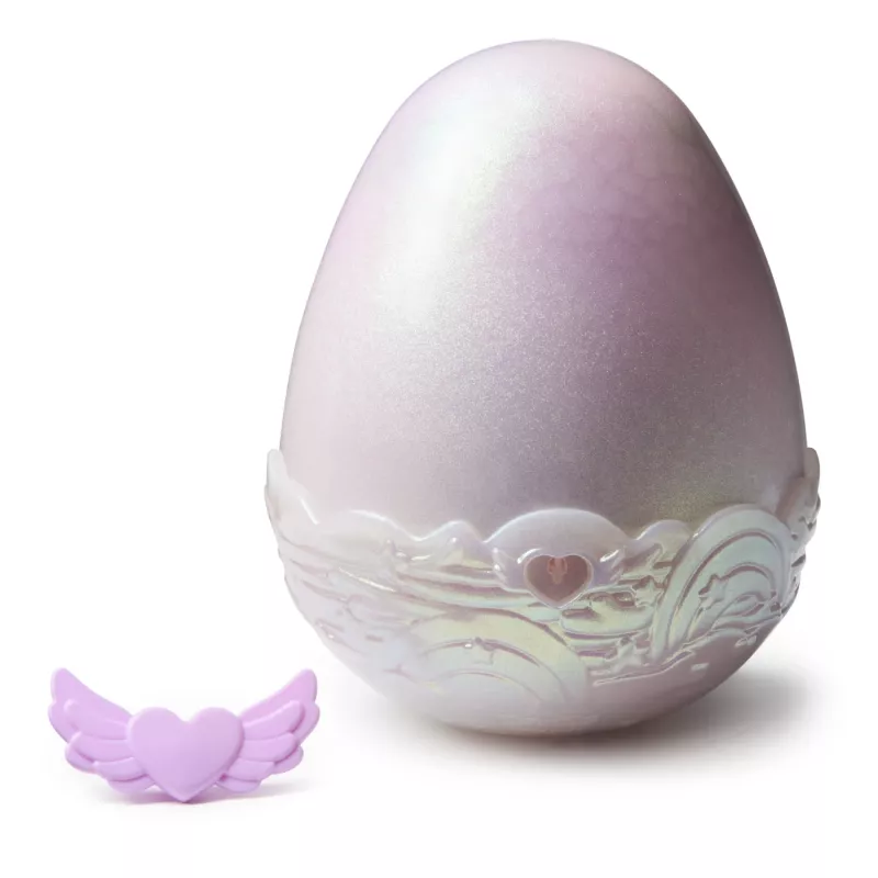 Hatchimals Alive Mystery Hatch Pufficorn Spinmaster AA-batterij roze wit