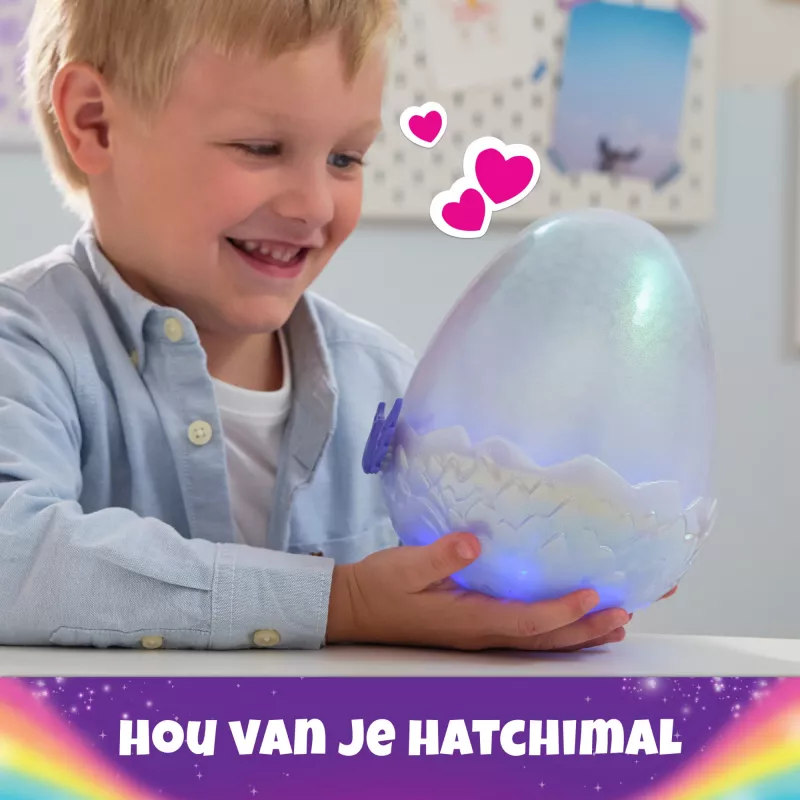 Hatchimals Alive Mystery Hatch Draggle Spinmaster roze wit AA
