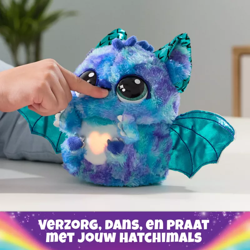 Hatchimals Alive Mystery Hatch Draggle Spinmaster roze wit AA