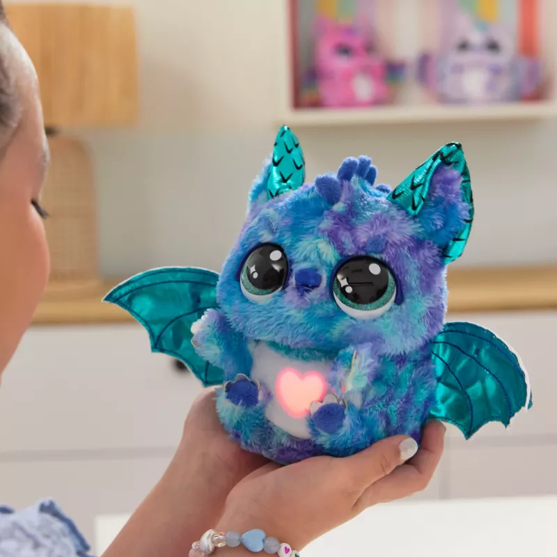 Hatchimals Alive Mystery Hatch Draggle Spinmaster roze wit AA