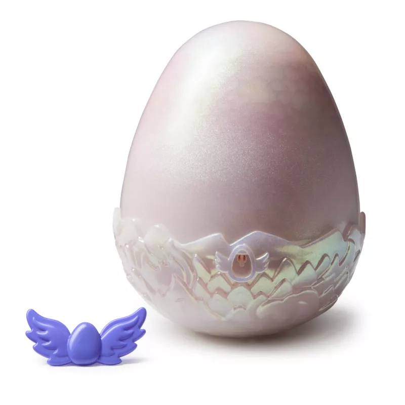 Hatchimals Alive Mystery Hatch Draggle Spinmaster roze wit AA