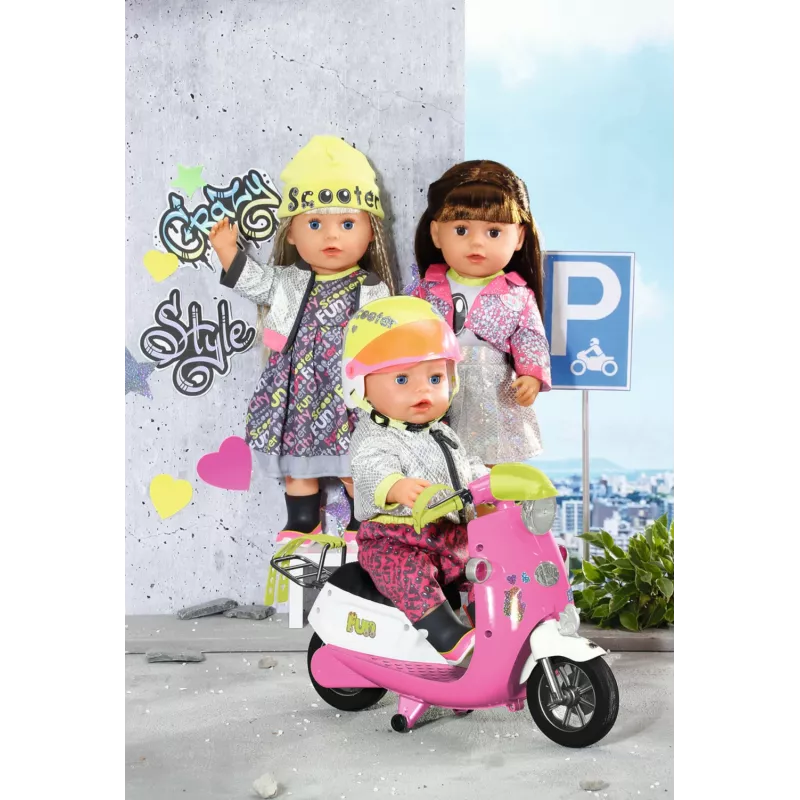 BABY born City Deluxe Scooter Combo poppenstep