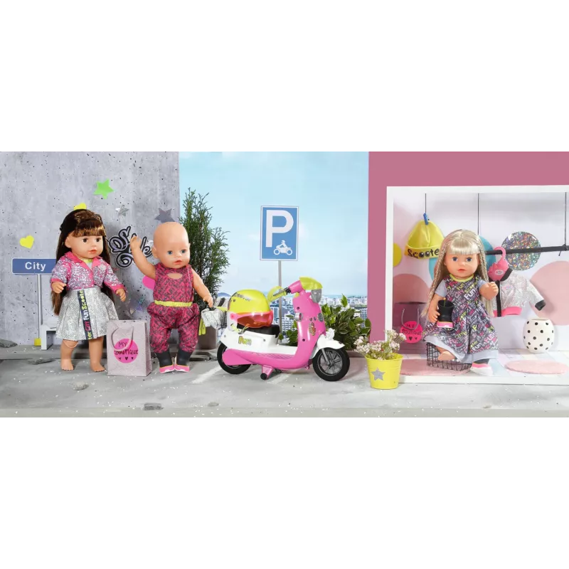 BABY born City Deluxe Scooter Combo poppenstep