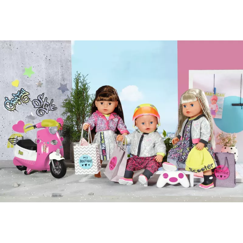 BABY born City Deluxe Scooter Combo poppenstep