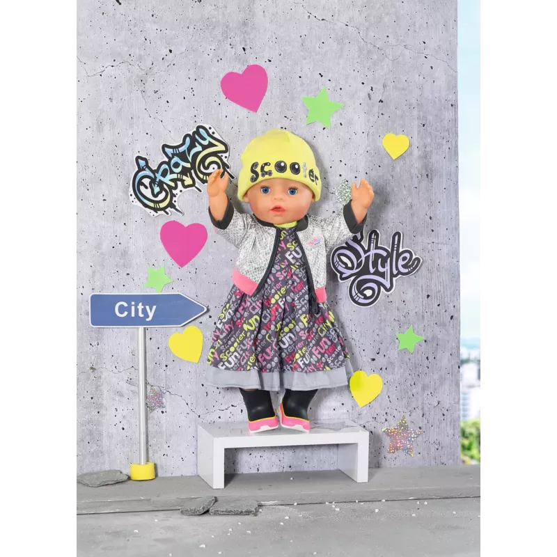 Poppenkledingset BABY born City Deluxe Style vanaf 3 jaar 180 g