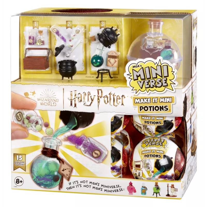 Miniverse - Harry Potter Make It Mini Potions, 8 jaar, meerkleurig, kunststof, hars