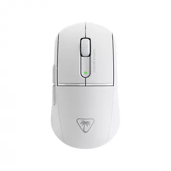 Turtle Beach Burst II Air White – 2.4GHz draadloze gaming-muis: 47g ultralicht, optische switches, 26K DPI optische sensor, Bluetooth, 120h accu