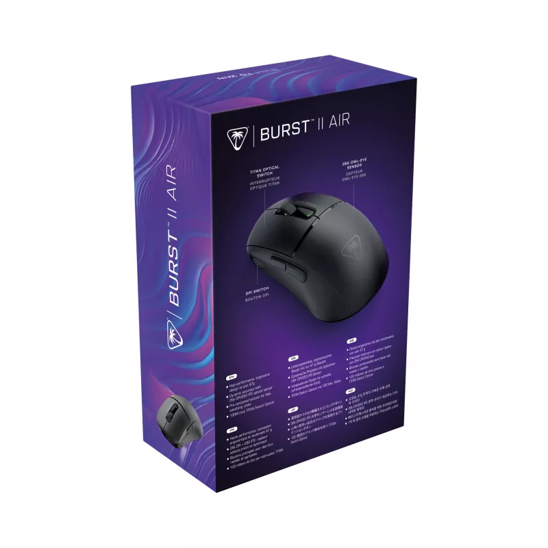 Muis Turtle Beach Burst II Air RF draadloos + Bluetooth