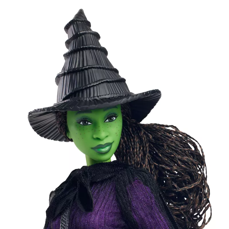 Verzamelpop MATTEL Wicked Deluxe Elphaba HXY38 – karakterfiguur, beweegbaar, gedetailleerd kostuum