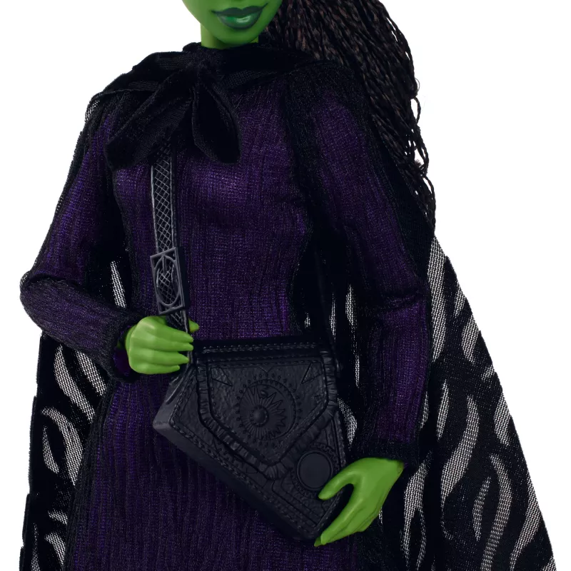 Verzamelpop MATTEL Wicked Deluxe Elphaba HXY38 – karakterfiguur, beweegbaar, gedetailleerd kostuum