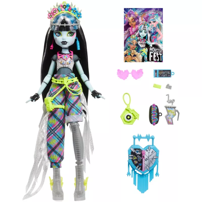 Pop MATTEL Frankie Stein Monsterfest HXH79 — Monster High verzamelmodepop