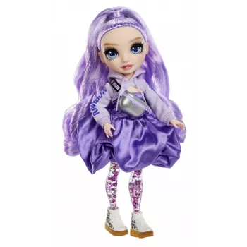 Rainbow High Sparkle & Shine modepoppen - Viola (paars), modepop, vrouwelijk, 4 jaar, jongen/meisje, 280 mm, meerkleurig