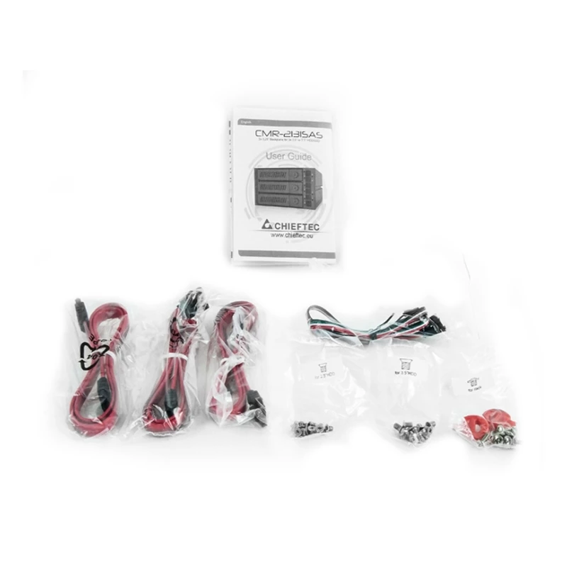 Chieftec CMR-2131SAS drive-bay-afdekking zwart