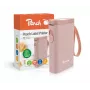 Peach PE110 labelprinter, direct thermisch, Bluetooth, ingebouwde accu, roze