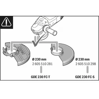 Stofafzuiging Bosch GDE 230 FC-S Professional